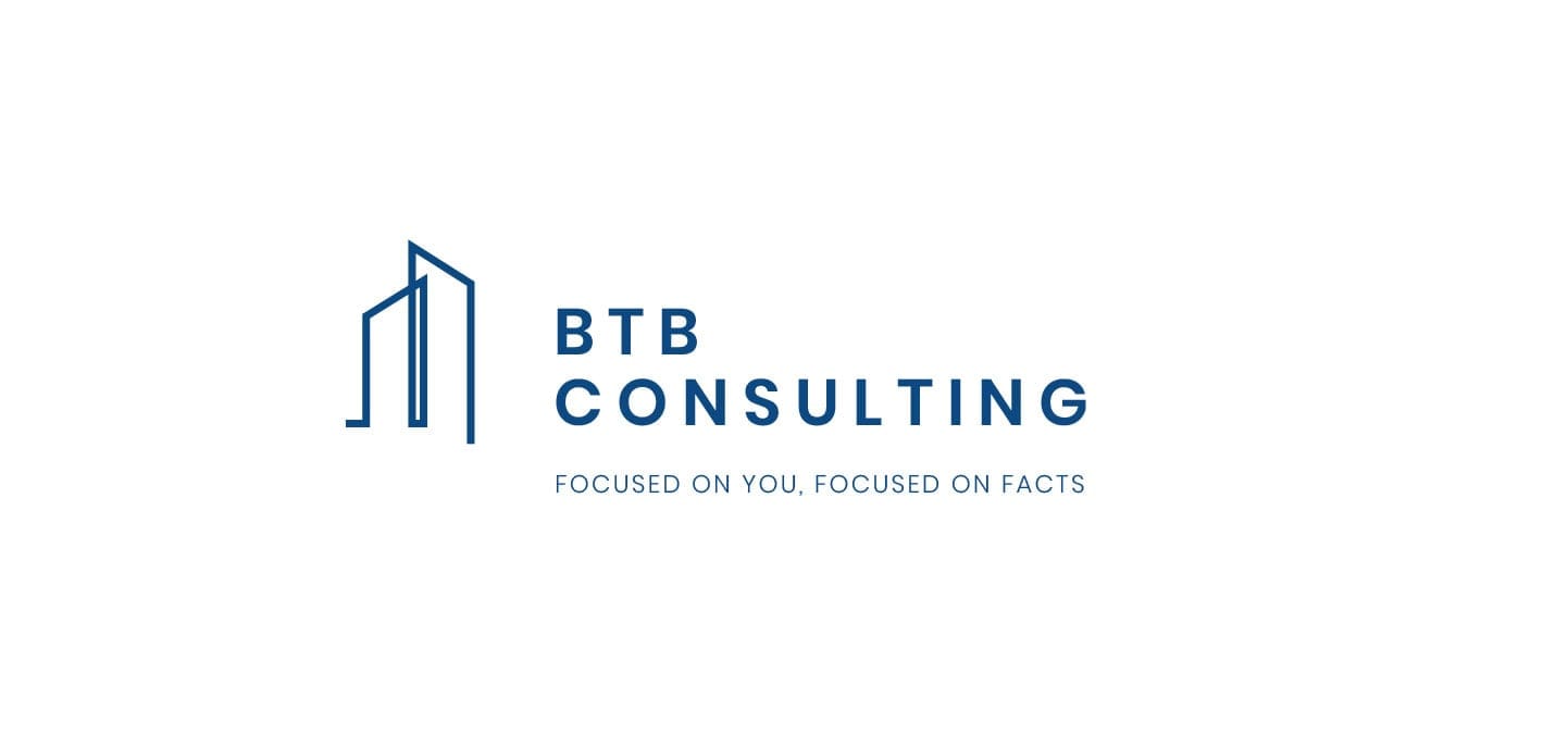 Logotype créé par La fabrique à visuels pour l'entreprise BTB Consulting