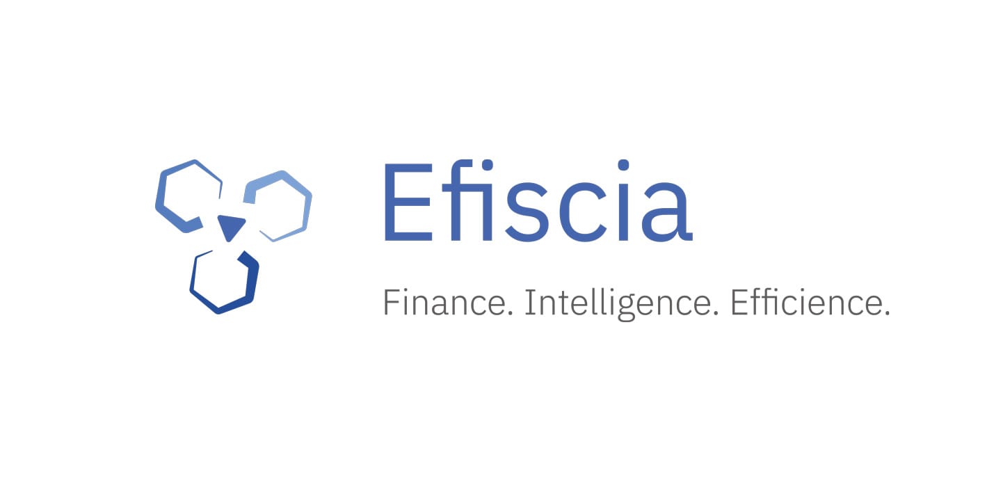 Logotype créé par La fabrique à visuels pour l'entreprise Efiscia